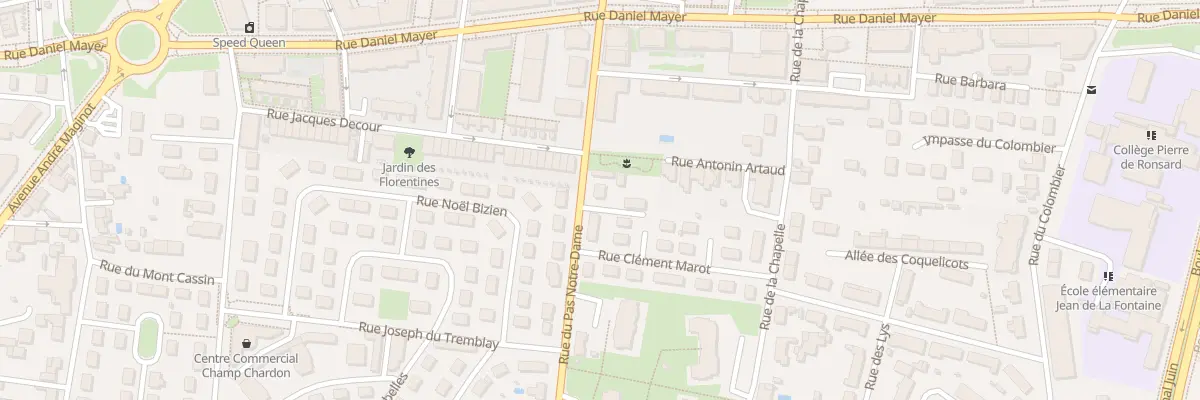 Plan du 155 Rue du Pas Notre-Dame à Tours