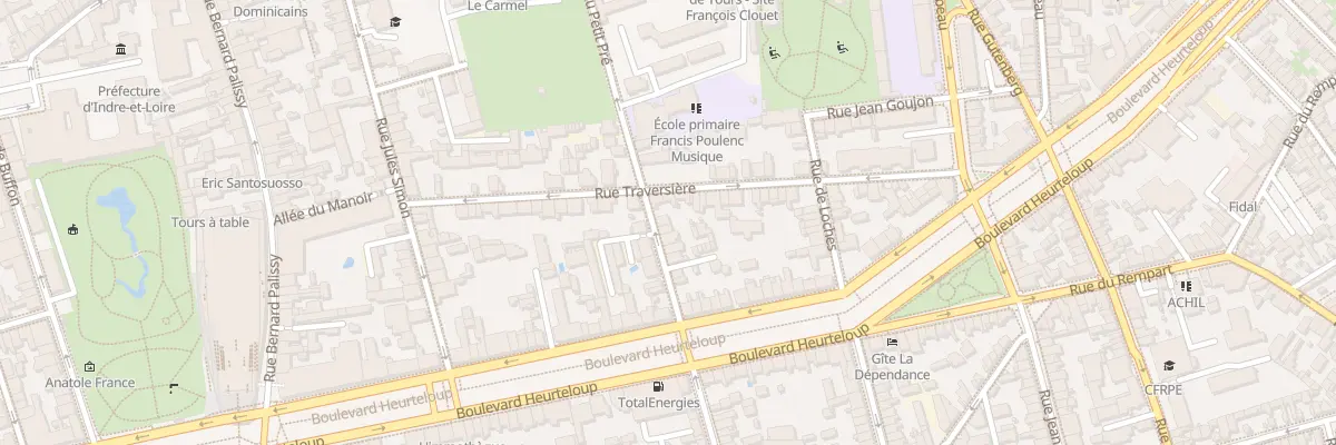 Plan du 6B Rue du Petit Pré à Tours