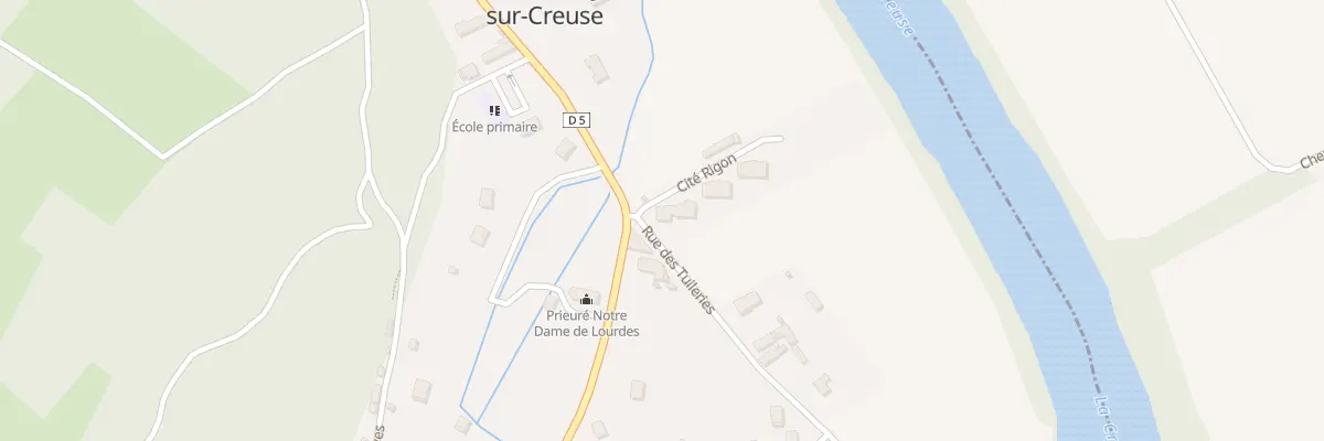 Plan du 1 Cité Rigon à Saint-Rémy-sur-Creuse