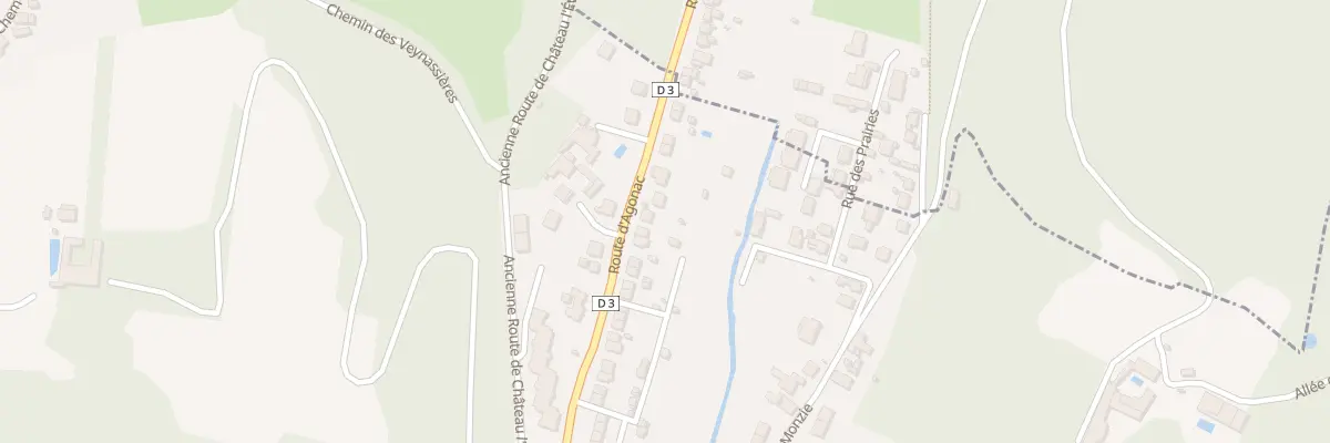 Plan du 60 Rte d’Agonac à Périgueux
