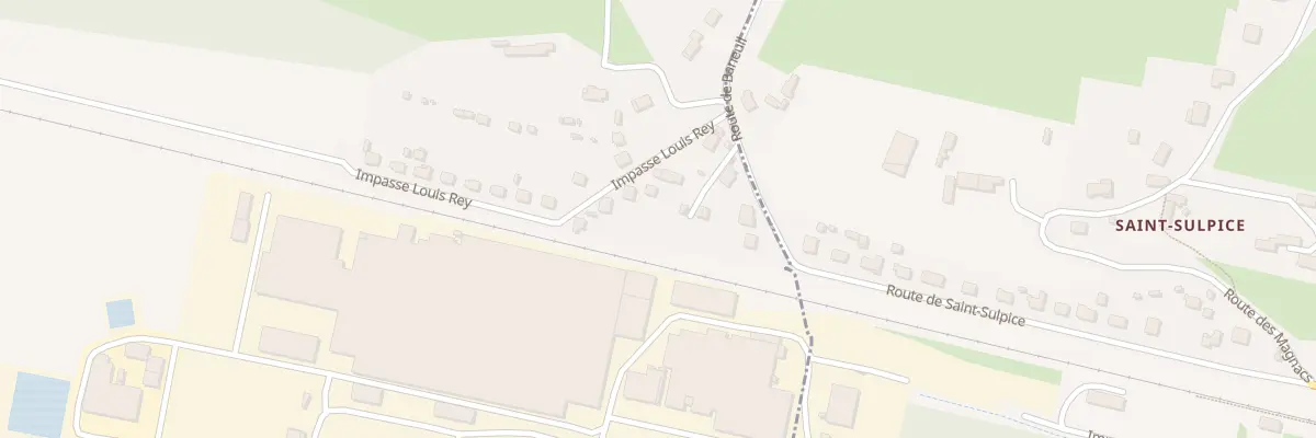 Plan du 40 Fontenille à Baneuil