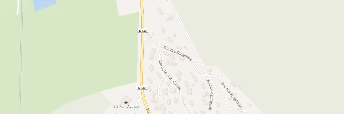 Plan du 8 Rue des Forsythias à Pont-Authou