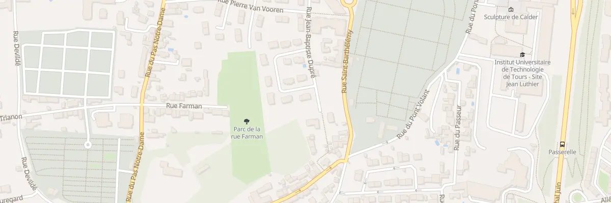 Plan du 15 Rue Jacques Becker à Tours