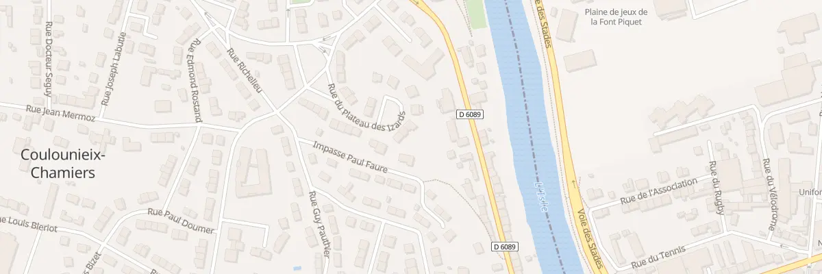 Plan du 24 Rue du Plateau des Izards à Coulounieix-Chamiers
