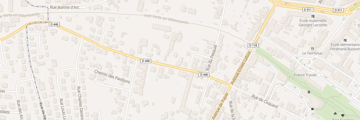 Plan du 20 Rue de Lyes à Villeneuve-sur-Lot