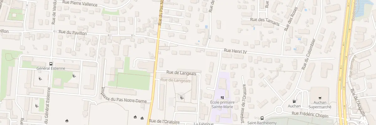 Plan du 9 Rue Henri IV à Tours