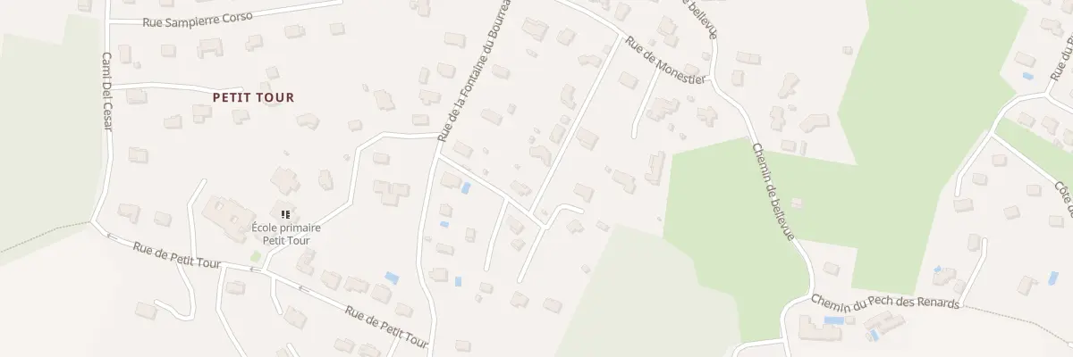 Plan du 5 All du Clot de Monestier à Pujols