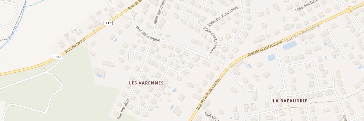 Plan du 4 Rue de la Colline à Montbazon