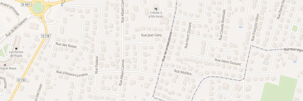 Plan du 4 Rue Jean Gary à Pujols