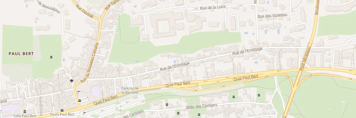 Plan du 68 Rue de l’Ermitage à Tours