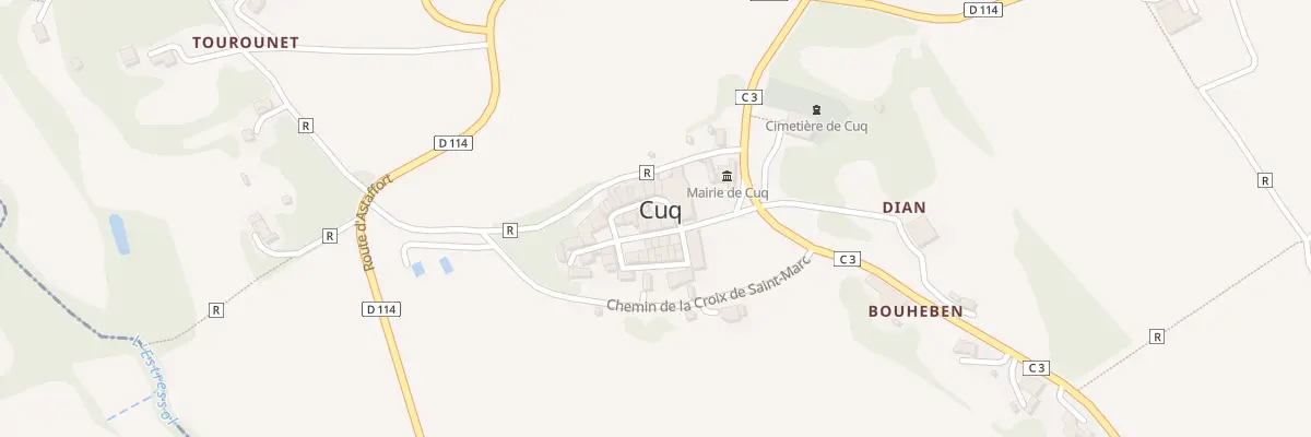 Plan du 27 Le Bourg à Cuq