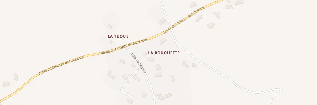 Plan du 2150 Rte du Château de Bajamont à Bajamont