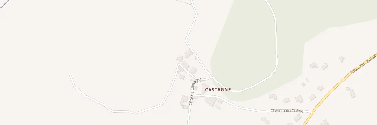 Plan du 1396 Côte de Castagné à Bajamont
