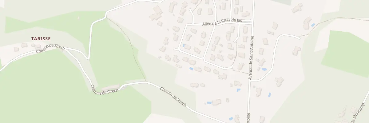 Plan du 10 Rue des Tisserands à Pujols