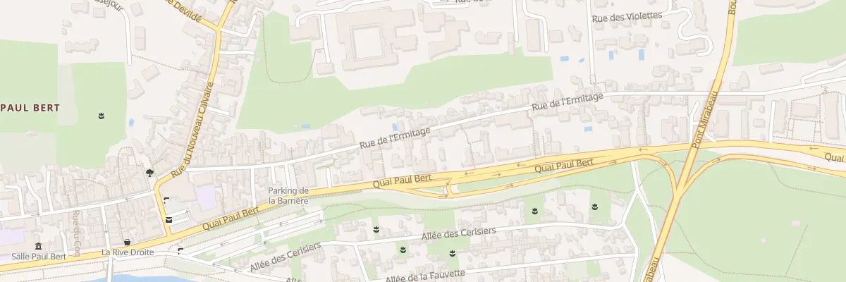 Plan du 55 Rue de l’Ermitage à Tours
