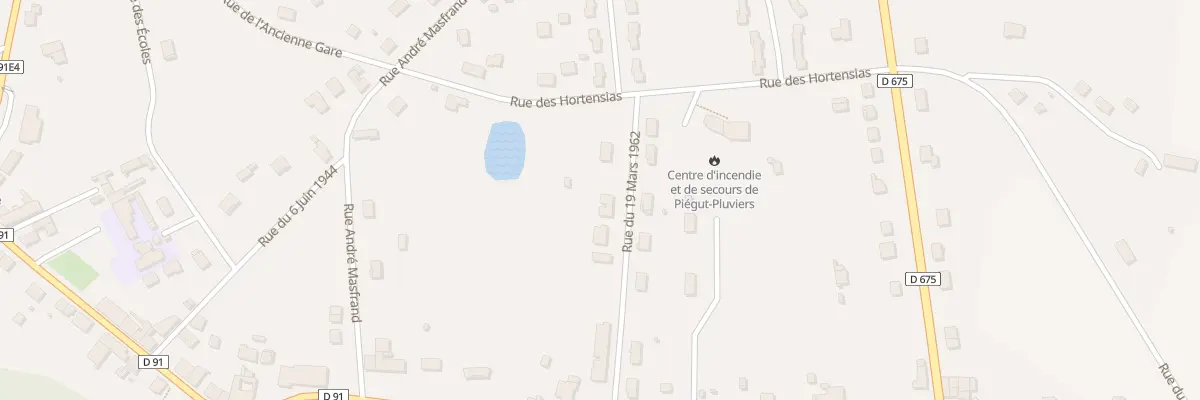 Plan du 27 Rue du 19 Mars 1962 à Piégut-Pluviers