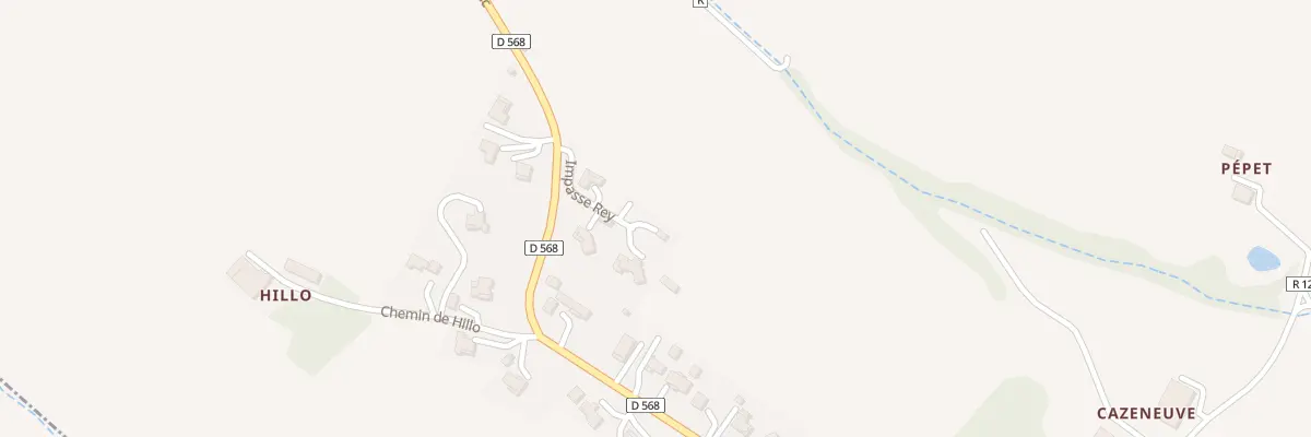 Plan de Au Village à Urdens