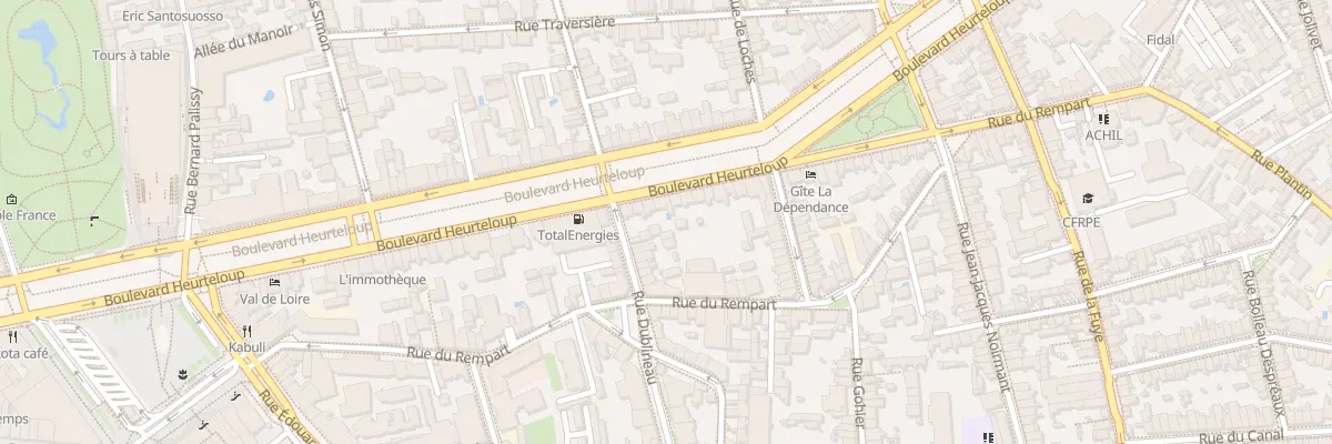Plan du 75 Bd Heurteloup à Tours