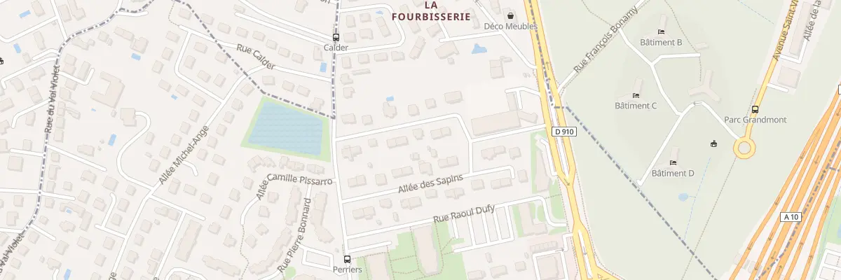 Plan du 12 Rue de la Basse Chevalerie à Chambray-lès-Tours