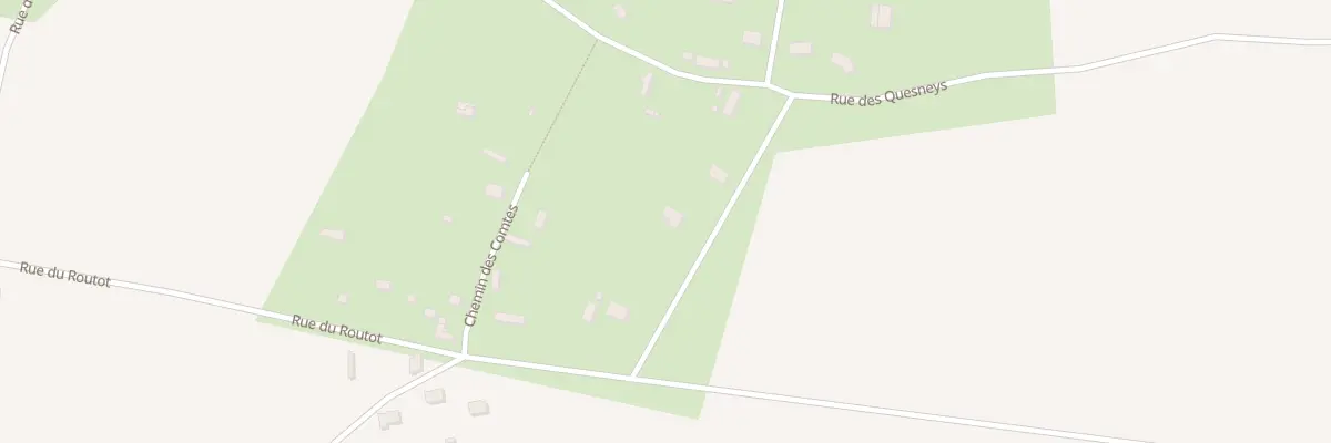 Plan du 9001 Rue des Quesneys à La Haye-Aubrée