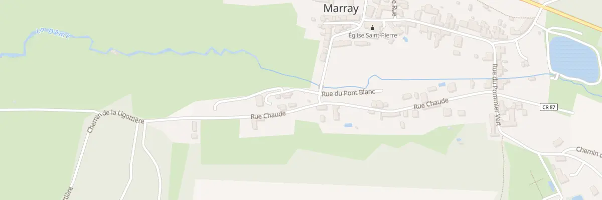 Plan du 9 Rue du Pont Blanc à Marray