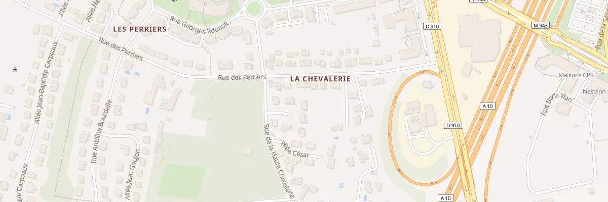 Plan du 4 All Rodin à Chambray-lès-Tours