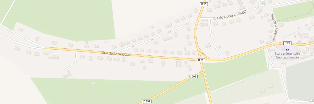 Plan du 12 Rue de Bezancourt à Rugles