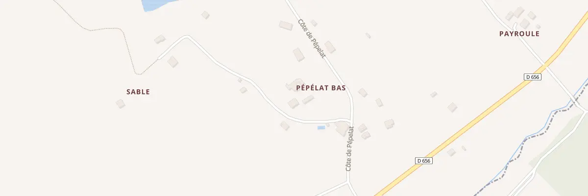 Plan du 80 Che de Sablé à Bajamont
