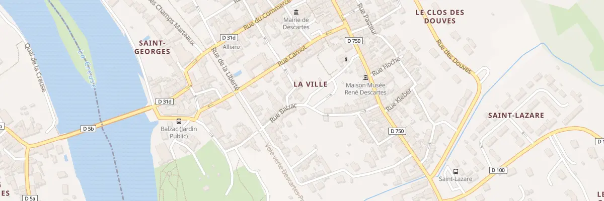 Plan du 19 Rue Balzac à Descartes