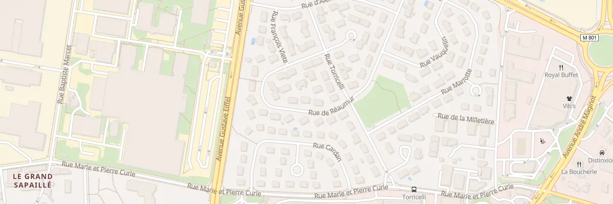 Plan du 24 Rue de Réaumur à Tours