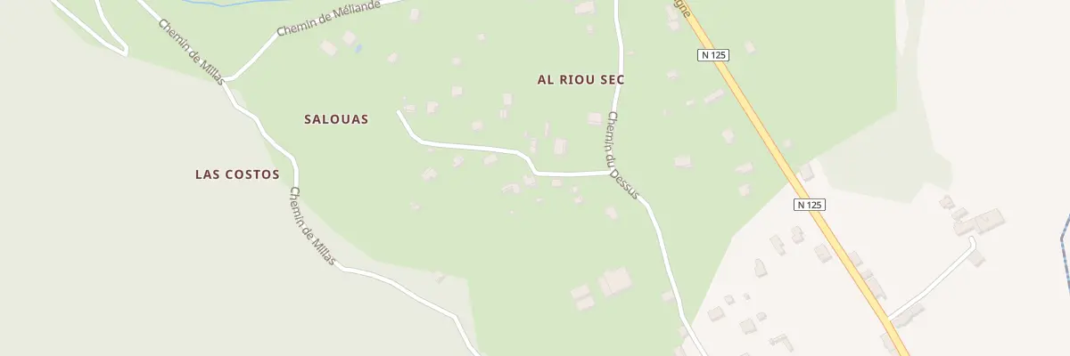Plan du 8A La Lano de Dessus à Arlos