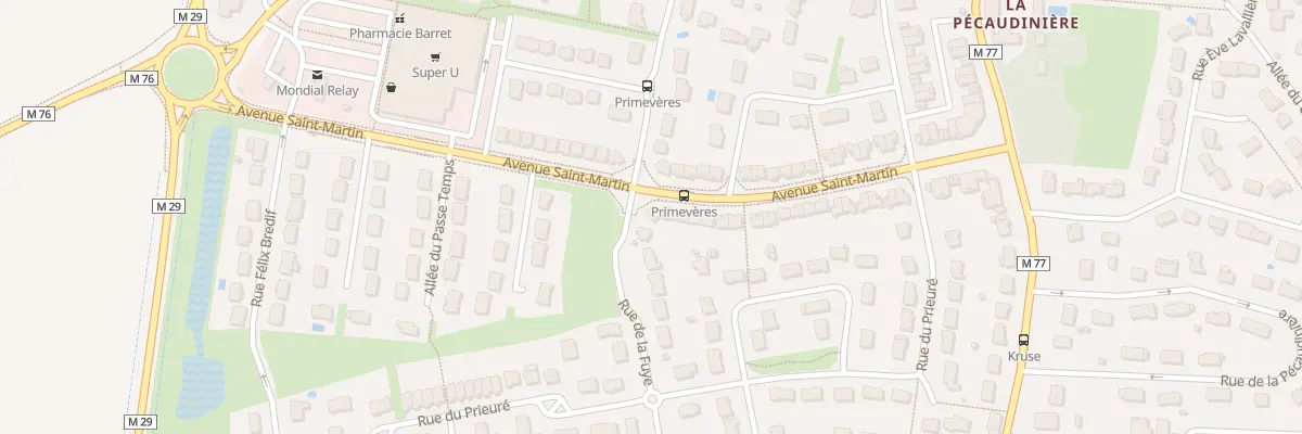 Plan du 43 Av Saint-Martin à Chanceaux-sur-Choisille