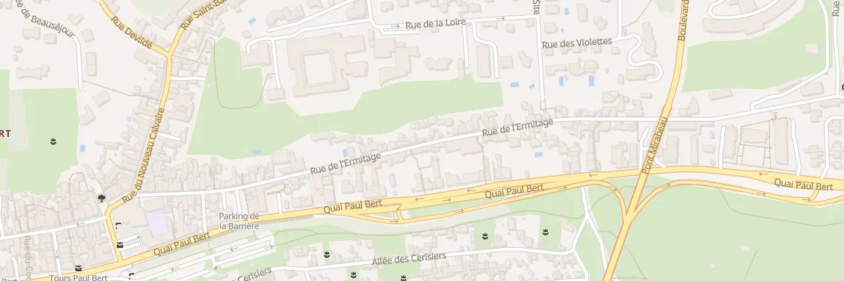 Plan du 92 Rue de l’Ermitage à Tours
