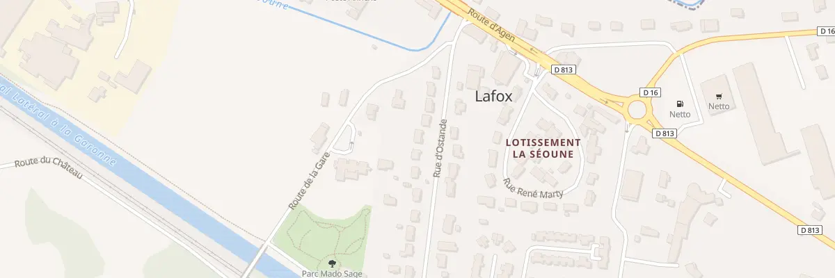 Plan du 162 Rue d’Ostande à Lafox