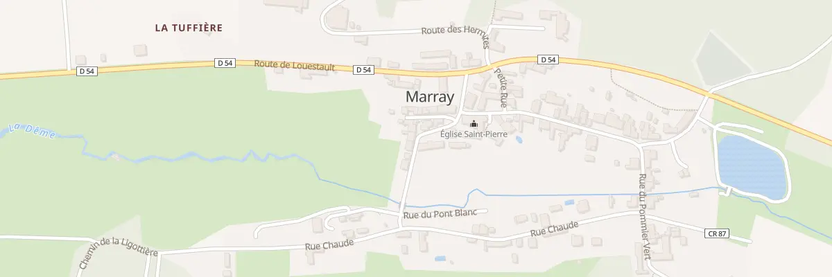 Plan du 5 Rue du Pont Blanc à Marray