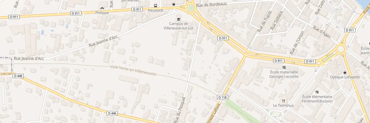 Plan du 20 Rue du Pesquié à Villeneuve-sur-Lot