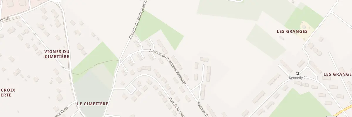 Plan du 13 Av du Pdt Kennedy à Descartes