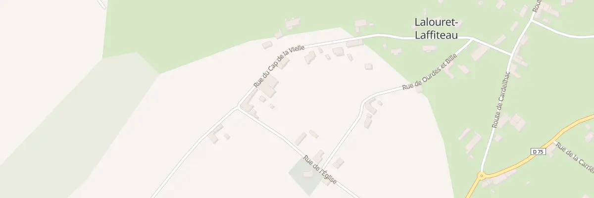 Plan du 3 Cap de la Vielle à Lalouret-Laffiteau