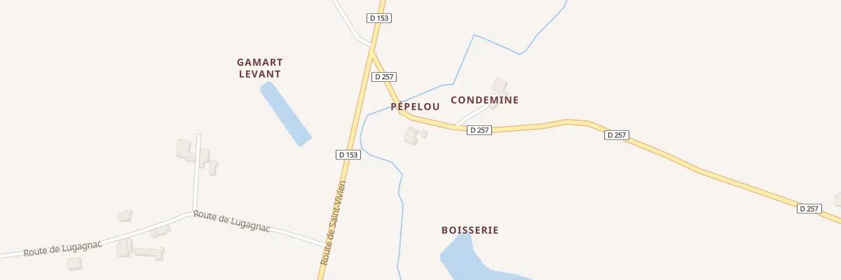 Plan du 241 Pepelou à Saint-Eutrope-de-Born