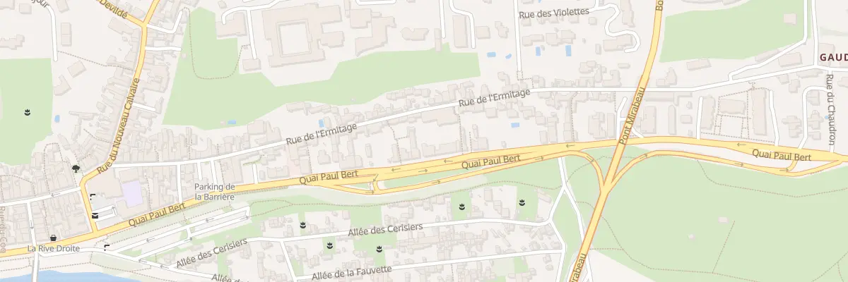 Plan du 102 Quai Paul Bert à Tours
