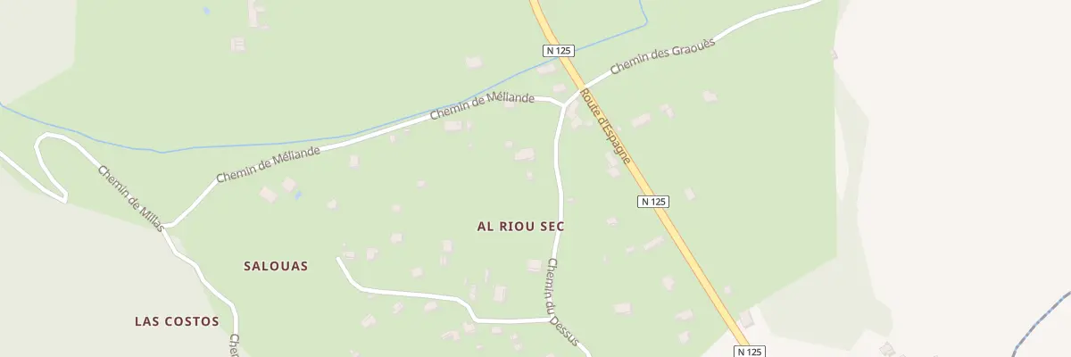 Plan du 116 Al Riou Sec à Arlos