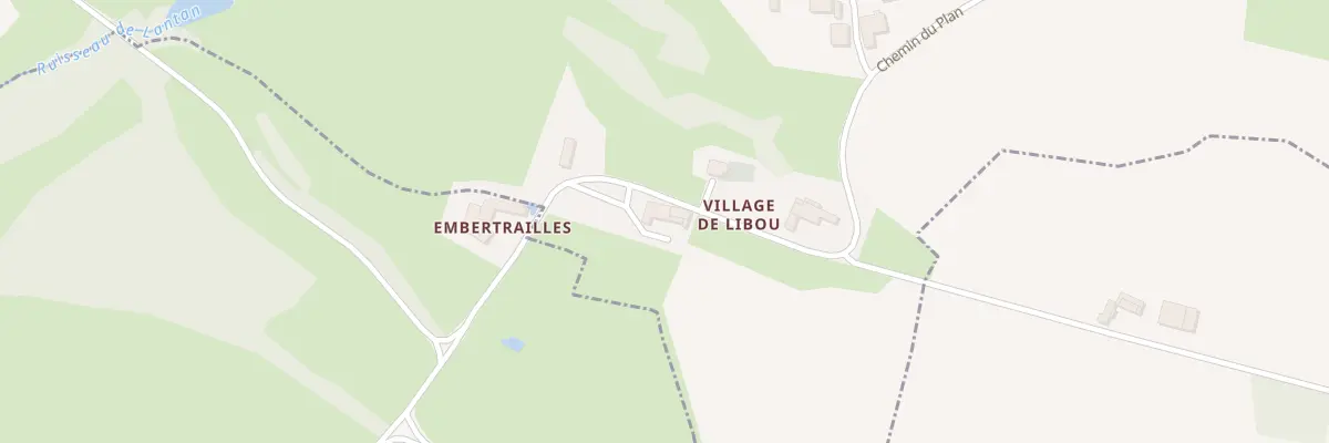 Plan du 5024 Village de Libou à Lamaguère