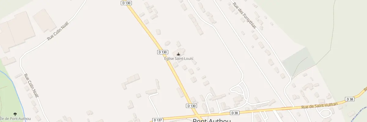 Plan du 8 Rue de l’Eglise à Pont-Authou