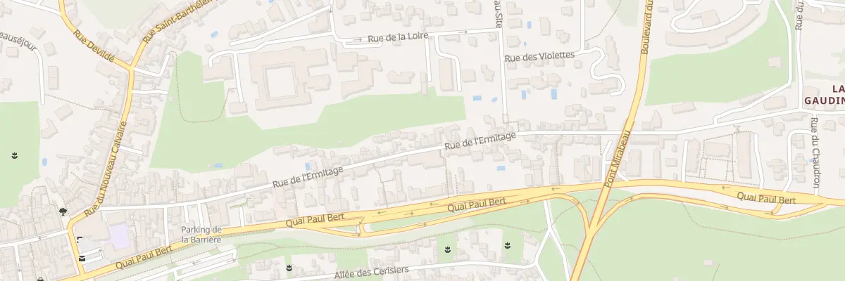 Plan du 102 Rue de l’Ermitage à Tours
