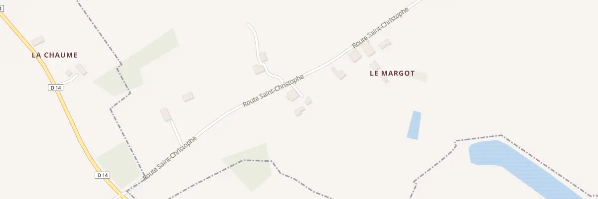Plan du 1801 Rte Saint-Christophe à Beaumontois en Périgord