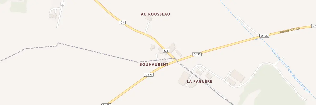 Plan du 5081 A Bouhaubent à Nougaroulet