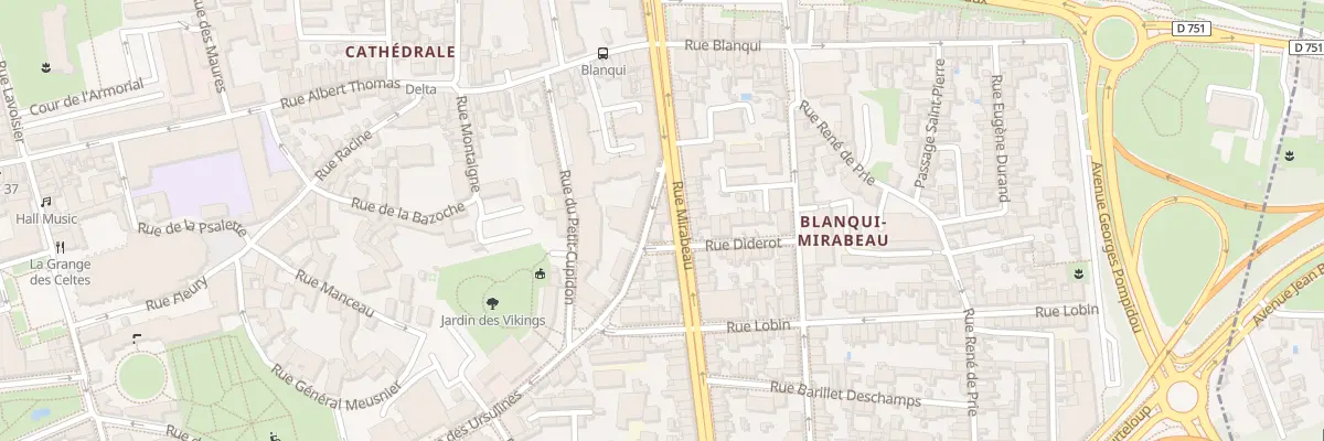 Plan du 51 Rue Mirabeau à Tours