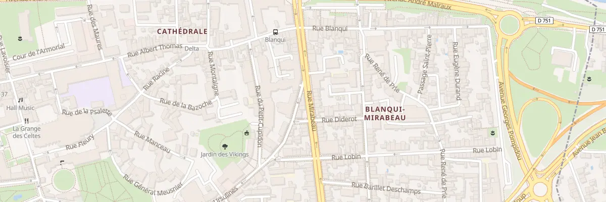 Plan du 47B Rue Mirabeau à Tours