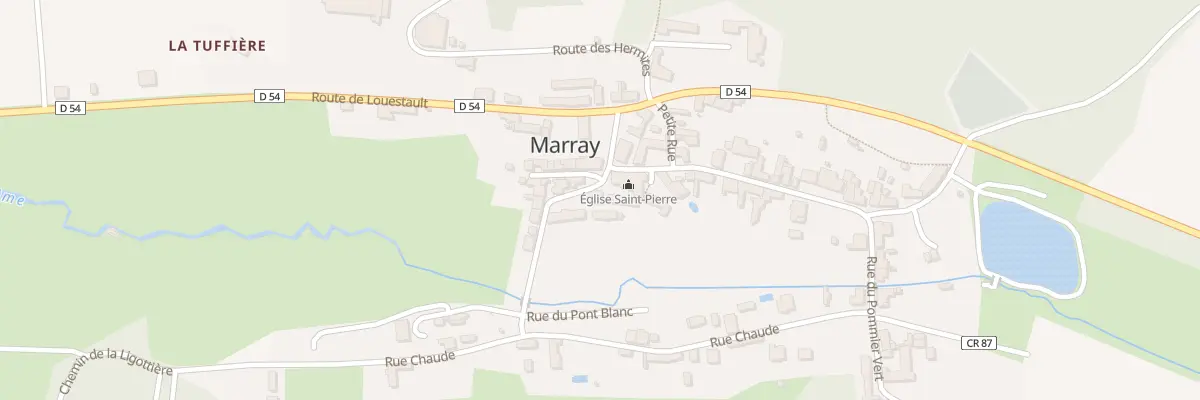 Plan du 2 Pl de l’Eglise à Marray