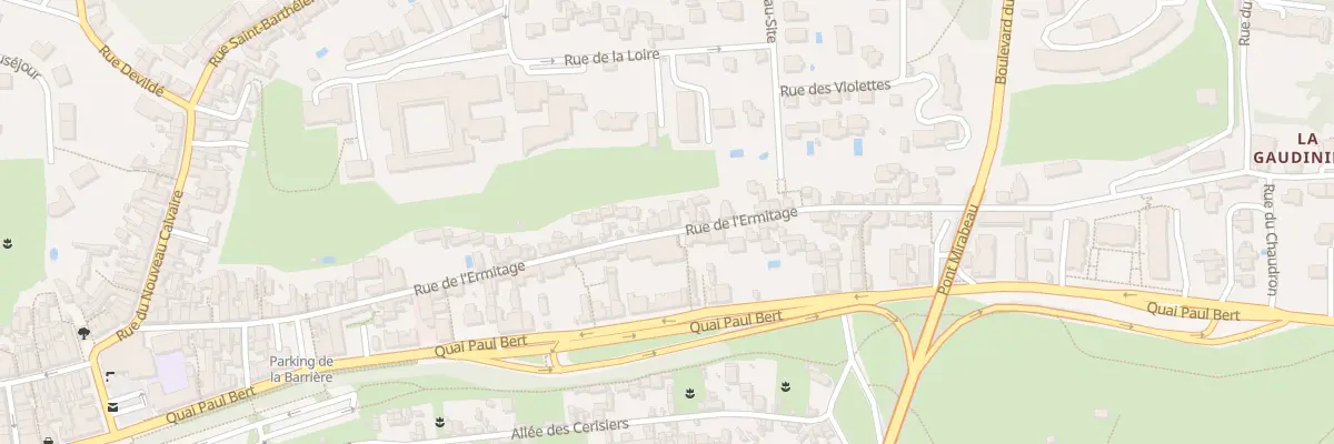 Plan du 104 Rue de l’Ermitage à Tours